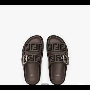 Brown Fendi Sandal